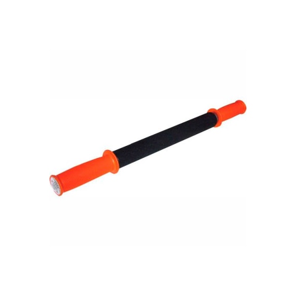Tiger Tail 22" Long Hand Held Portable Foam Roller, Black/Orange